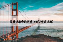 美签进度查询网站（美签申请进度）