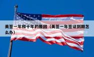 美签一年和十年的原因（美签一年签证到期怎么办）