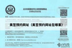 美签预约网址（美签预约网址在哪里）