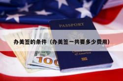 办美签的条件（办美签一共要多少费用）