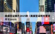 美国签证图片2015款（美国签证照片要求尺寸2019）