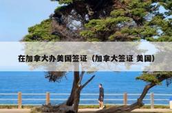 在加拿大办美国签证（加拿大签证 美国）
