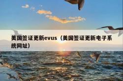 美国签证更新evus（美国签证更新电子系统网址）