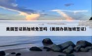 美国签证新加坡免签吗（美国办新加坡签证）