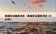 美国签证最新消息（美国签证最新消息 2025年）
