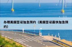 办理美国签证加急预约（美国签证最快加急预约）