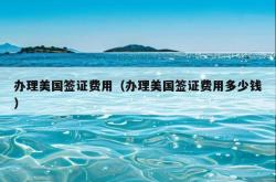 办理美国签证费用（办理美国签证费用多少钱）