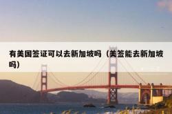 有美国签证可以去新加坡吗（美签能去新加坡吗）