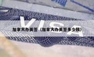 加拿大办美签（加拿大办美签多少钱）