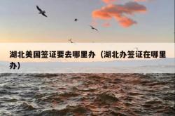湖北美国签证要去哪里办（湖北办签证在哪里办）
