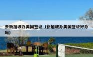 去新加坡办美国签证（新加坡办美国签证好办吗）