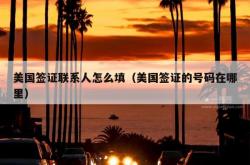美国签证联系人怎么填（美国签证的号码在哪里）