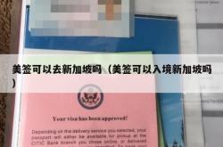 美签可以去新加坡吗（美签可以入境新加坡吗）