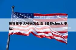 美签里电话号码怎么填（美签check 电话）