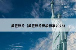 美签照片（美签照片要求标准2025）