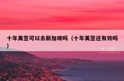 十年美签可以去新加坡吗（十年美签还有效吗）