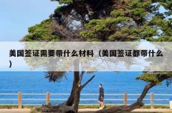 美国签证需要带什么材料（美国签证都带什么）