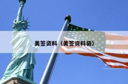 美签资料（美签资料袋）