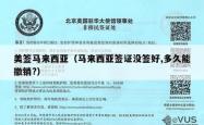 美签马来西亚（马来西亚签证没签好,多久能撤销?）