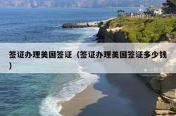 签证办理美国签证（签证办理美国签证多少钱）