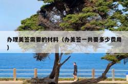 办理美签需要的材料（办美签一共要多少费用）