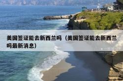 美国签证能去新西兰吗（美国签证能去新西兰吗最新消息）