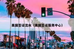 美国签证流水（美国签证服务中心）