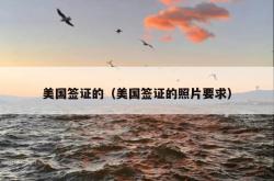 美国签证的（美国签证的照片要求）