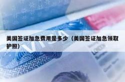 美国签证加急费用是多少（美国签证加急领取护照）