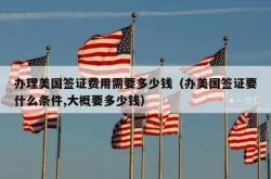 办理美国签证费用需要多少钱（办美国签证要什么条件,大概要多少钱）