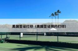 美国签证打印（美国签证预约打印）