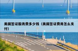 美国签证服务费多少钱（美国签证费用怎么支付）