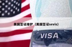 美国签证维护（美国签证sevis）