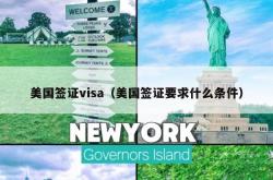 美国签证visa（美国签证要求什么条件）