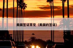 美国签证常见（美国的签证）