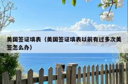 美国签证填表（美国签证填表以前有过多次美签怎么办）