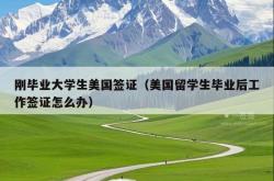 刚毕业大学生美国签证（美国留学生毕业后工作签证怎么办）