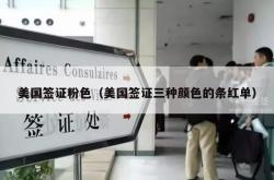 美国签证粉色（美国签证三种颜色的条红单）