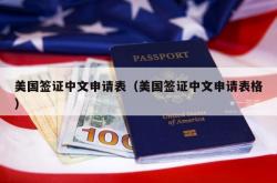 美国签证中文申请表（美国签证中文申请表格）