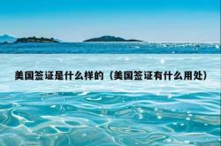 美国签证是什么样的（美国签证有什么用处）