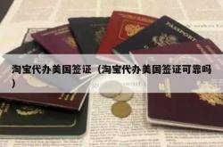 淘宝代办美国签证（淘宝代办美国签证可靠吗）