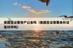 美国签证要带户口本吗（美国签证需要身份证复印件吗）