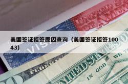 美国签证拒签原因查询（美国签证拒签10043）
