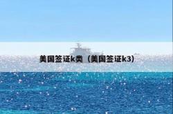 美国签证k类（美国签证k3）