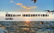 美国签证s160（美国签证照片尺寸要求2025年）