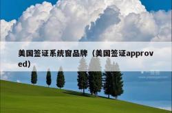 美国签证系统窗品牌（美国签证approved）
