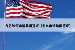 自己如何申请美国签证（怎么申请美国签证）