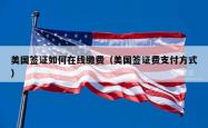 美国签证如何在线缴费（美国签证费支付方式）