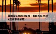 美国签证check原因（美国签证check后收不收护照）