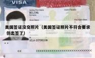 美国签证没交照片（美国签证照片不符合要求 但出签了）